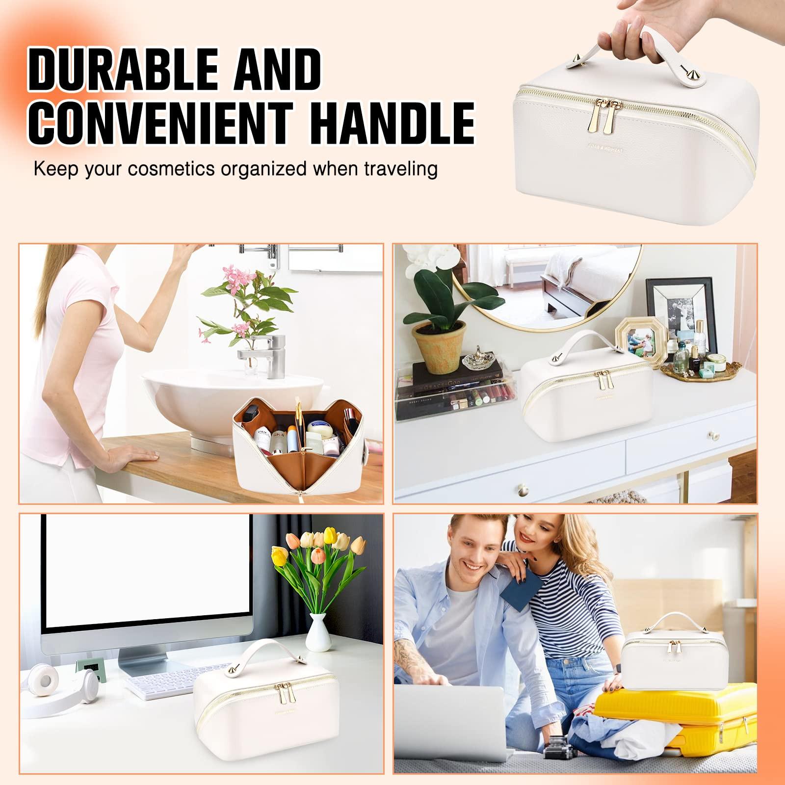 Only-bags.store Portable Reise Make-up Tasche Grosse Kapazität Wasserdichter Organizer  