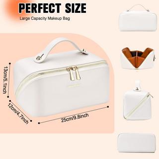 Only-bags.store Portable Reise Make-up Tasche Grosse Kapazität Wasserdichter Organizer  