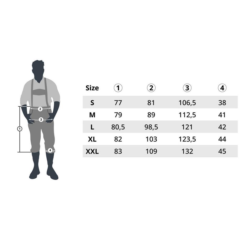 Tectake  Pantaloni tirolesi Steigerwald 