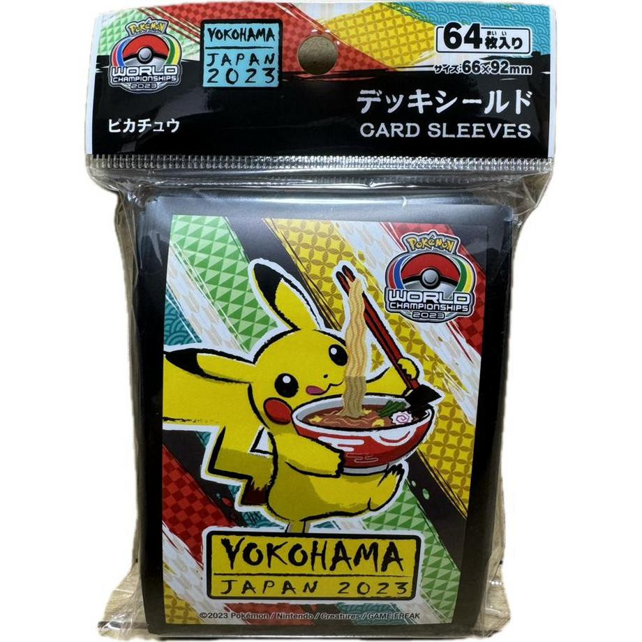 Pokémon  Pokemon Center Deck Sleeves World Championships 2023 Yokohama Pikachu 