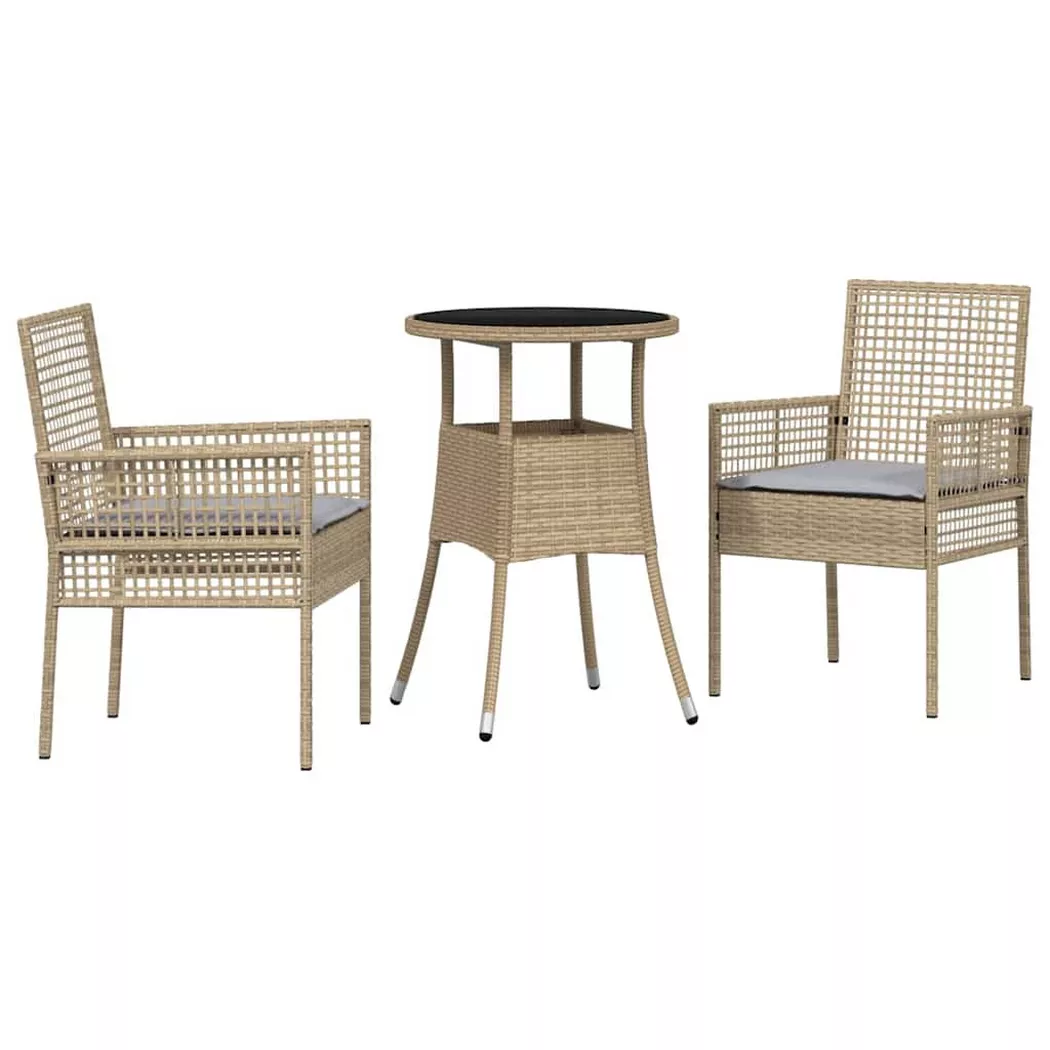 VidaXL - Gartenmöbel poly-rattan, One Size, Beige