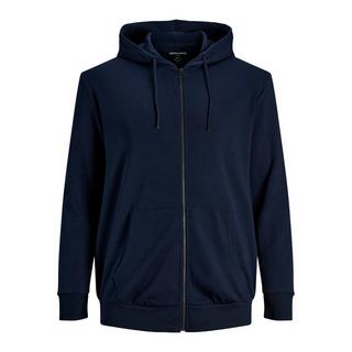 JACK & JONES  Felpa grande con cappuccio e zip Jack & Jones Basic Bleu 