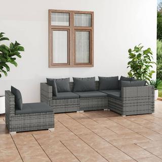 VidaXL Garten-lounge-set poly-rattan  