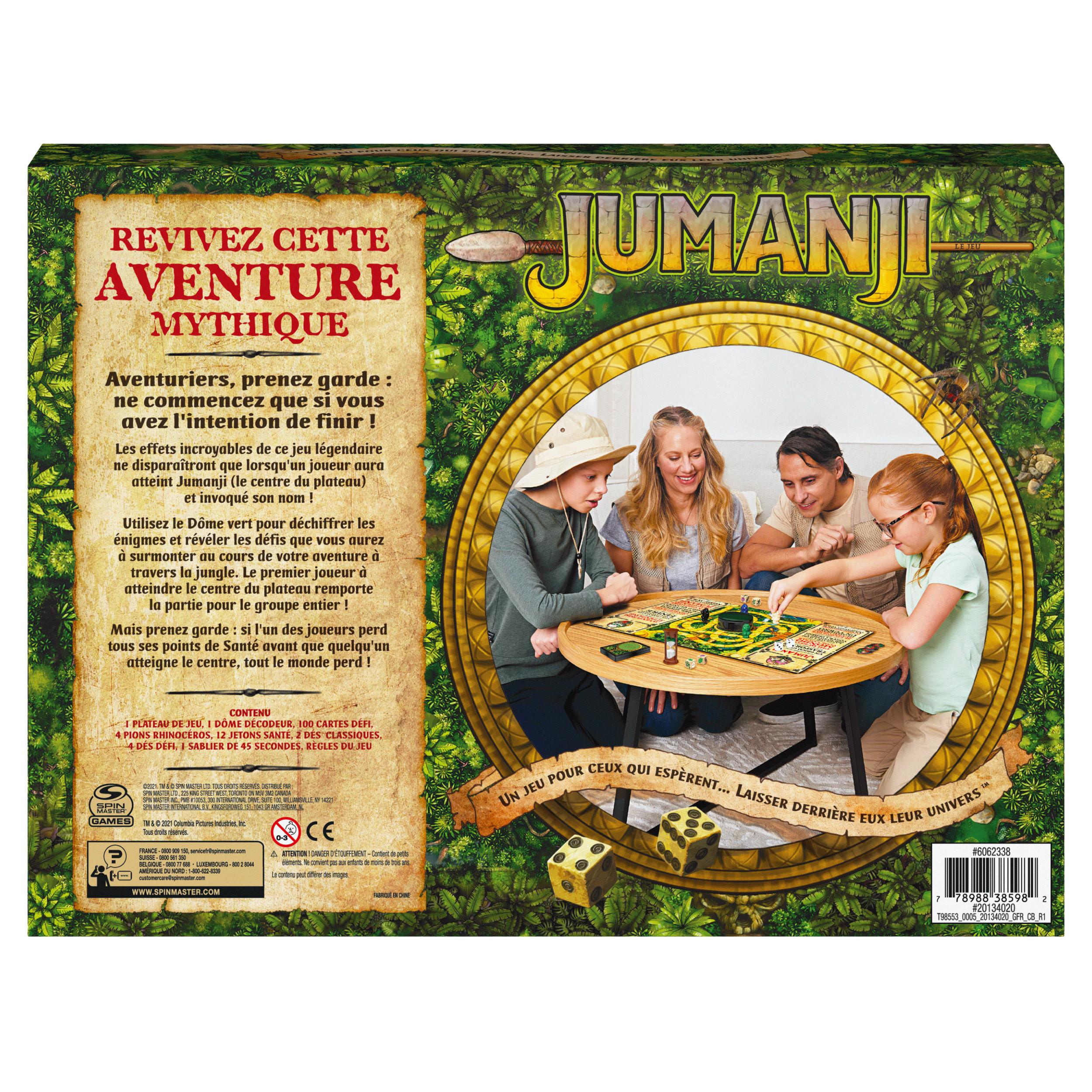 Spin Master  Games Jumanji: Das Spiel, die neueste Ausgabe des klassischen Abenteuer-Brettspiels für Kinder und Familien 