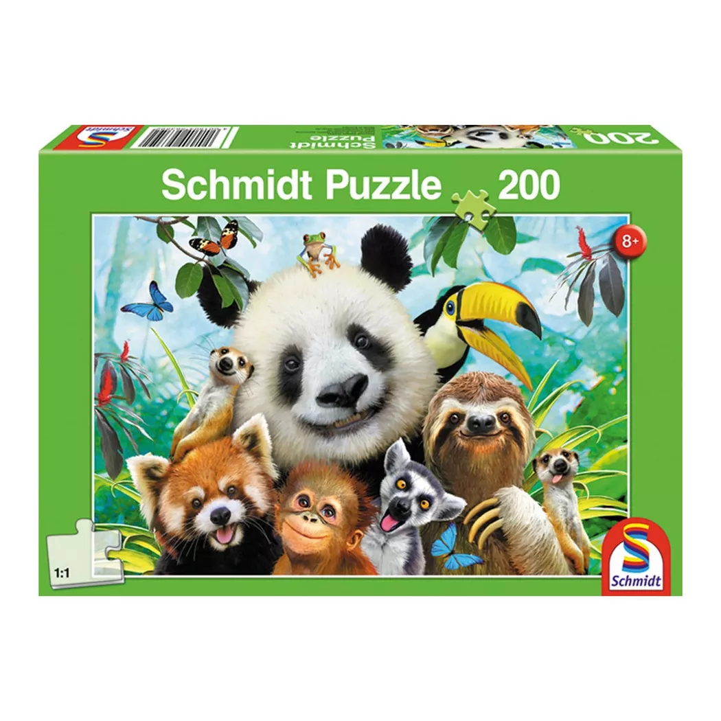 Schmidt - Puzzle Einfach tierisch! (200Teile)