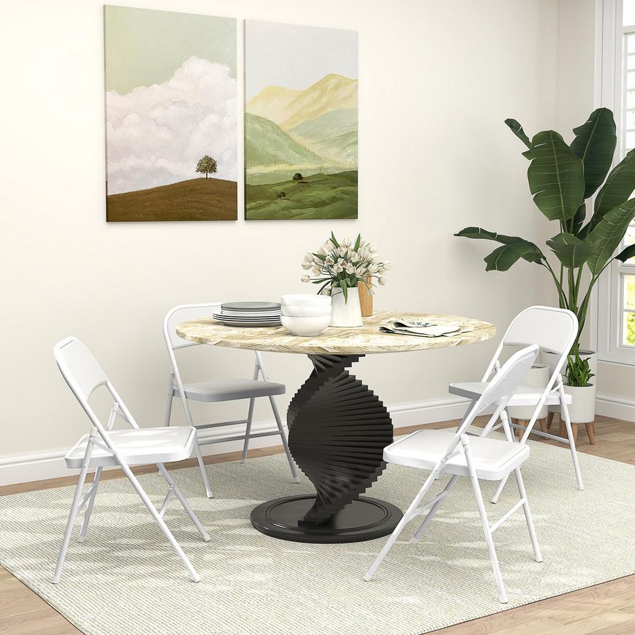 HOMCOM Chaise pliante  