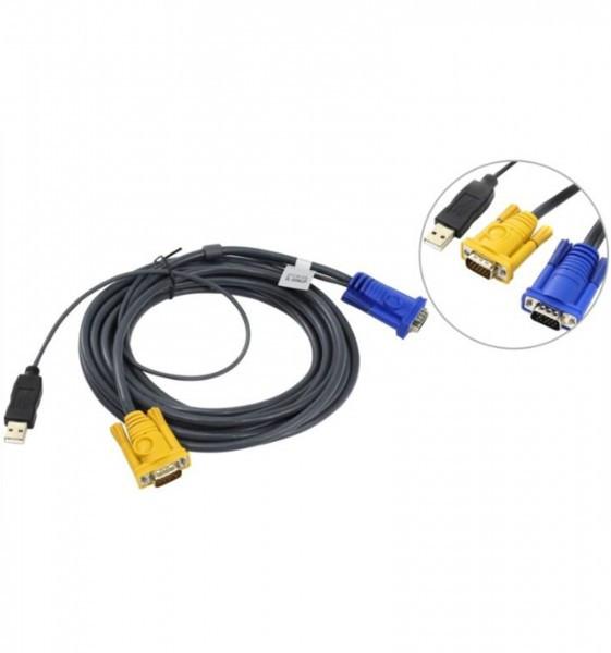 ATEN  2L-5206UP KVM-Kabel VGA USB 