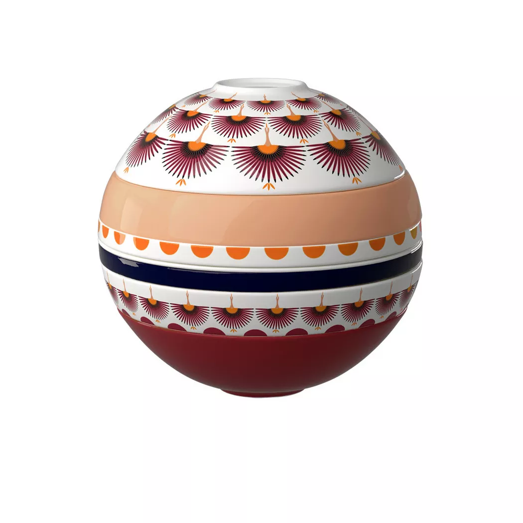 VILLEROY & BOCH La Boule 5-tlg KYOTO ÍCONIC bunt