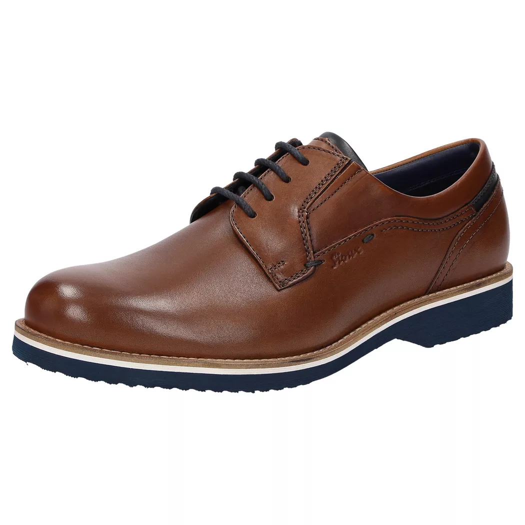 Sioux - Schnürschuh Dilip-716-H, per uomo, Cognac, Größe 42.5
