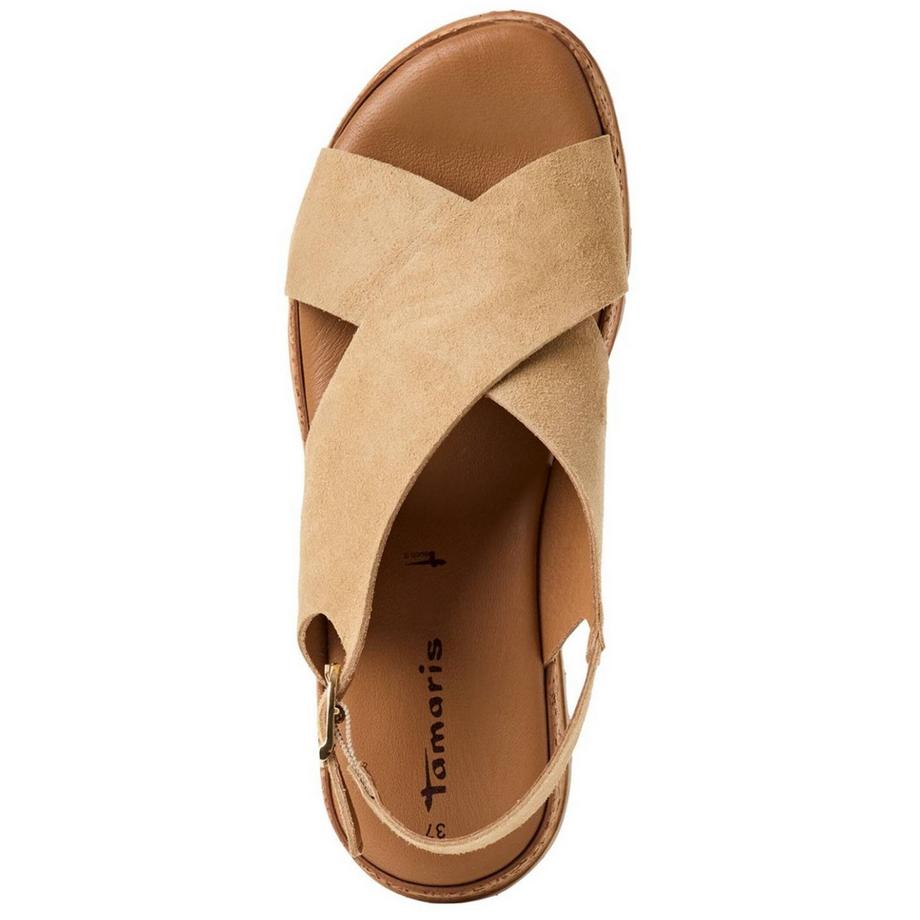 Tamaris Sandales à plateforme avec brides croisées  
