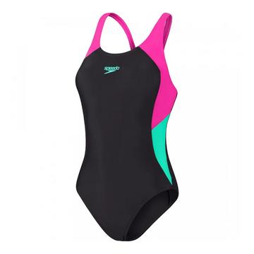 costume da bagno donna a 1 pezzo  eco colourblock splice muscleb