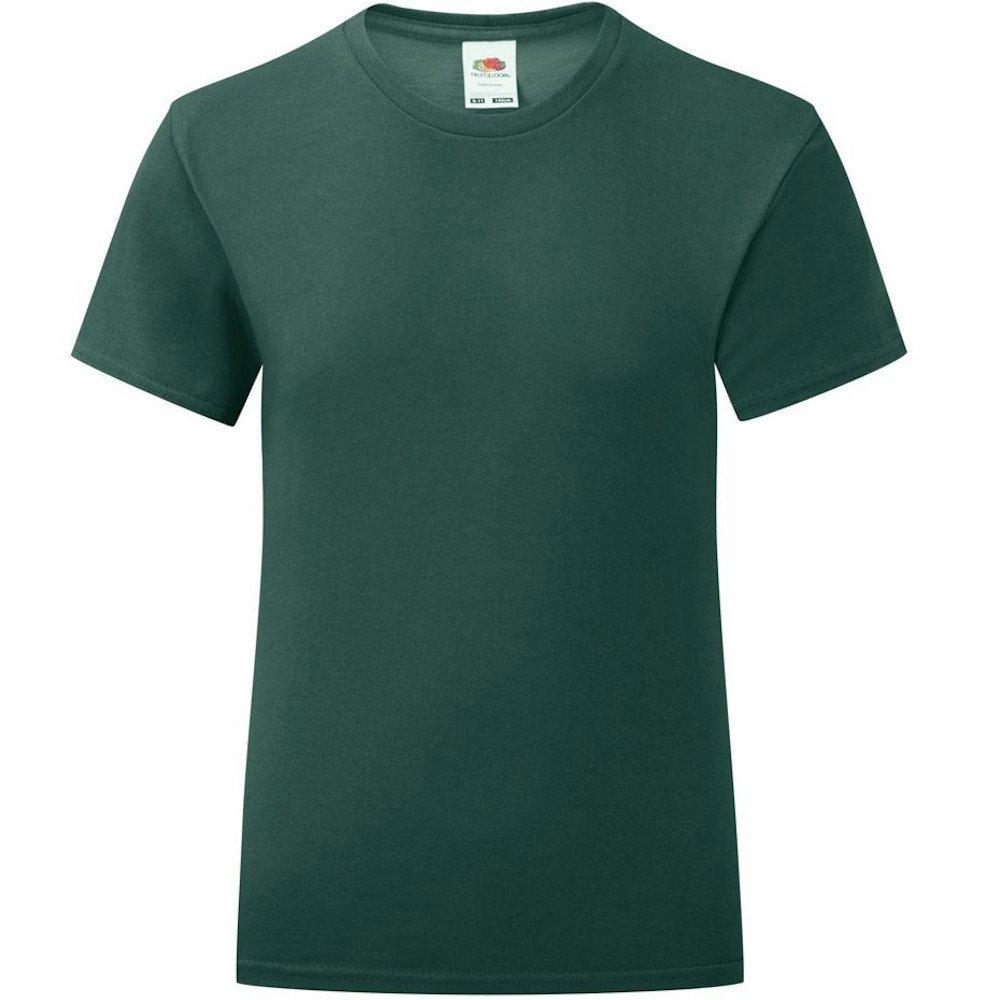 Image of Iconic Tshirt Mädchen Waldgrün 12-13A