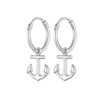 Ohrringe Creolen Anker Maritim