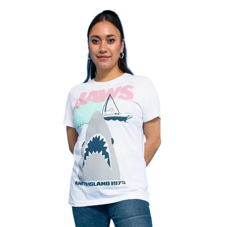 Jaws T-Shirt Imprimé Graphique  