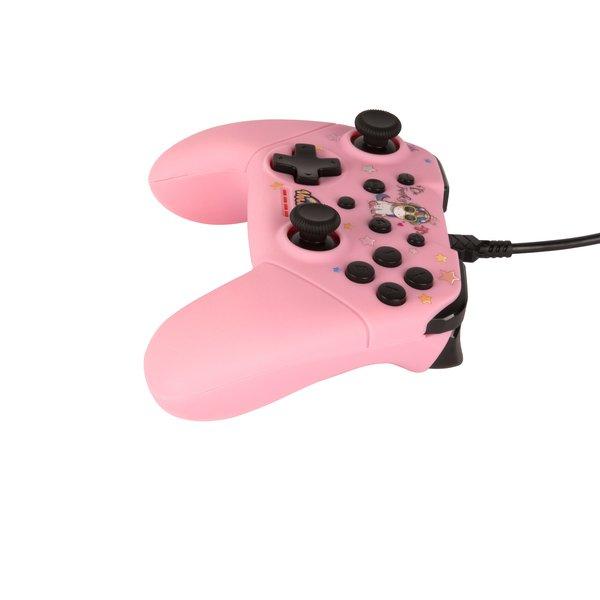 KONIX  Konix Be Funky Pink USB pad Nintendo Switch, PC 