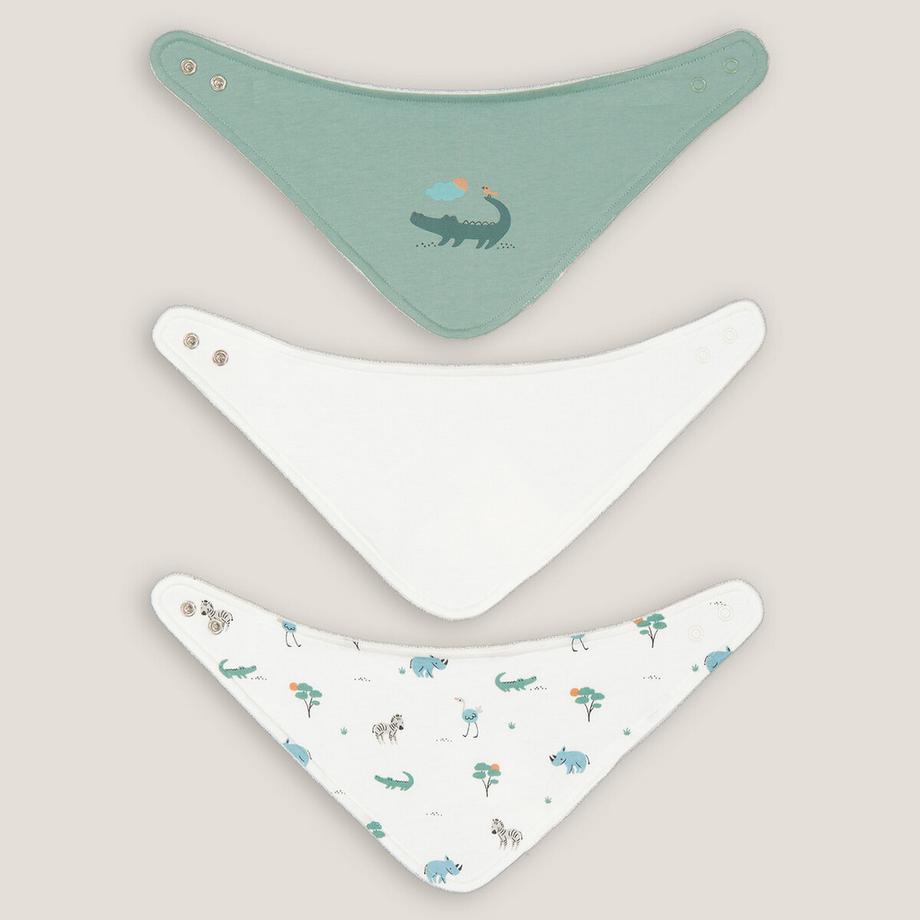 La Redoute Collections  3er-Pack Baby Halstuch-Lätzchen 