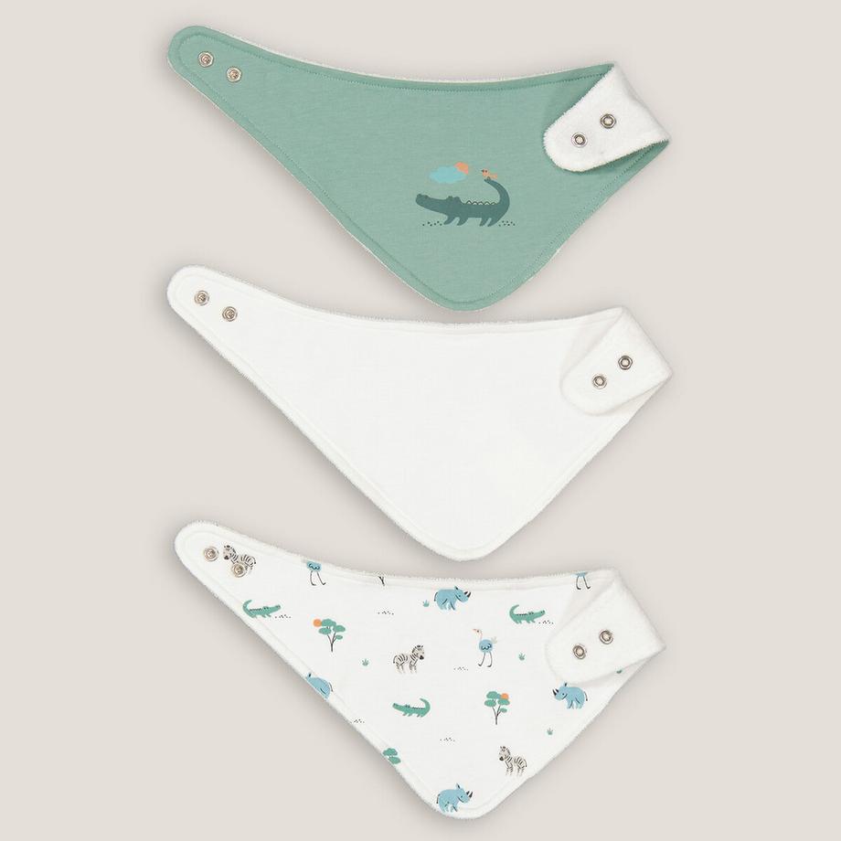La Redoute Collections  3er-Pack Baby Halstuch-Lätzchen 