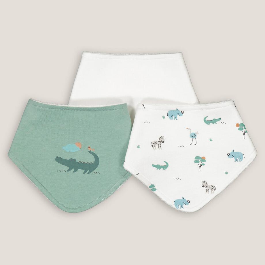 La Redoute Collections  3er-Pack Baby Halstuch-Lätzchen 