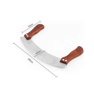 Northio Coupe-pizza à double poignée  