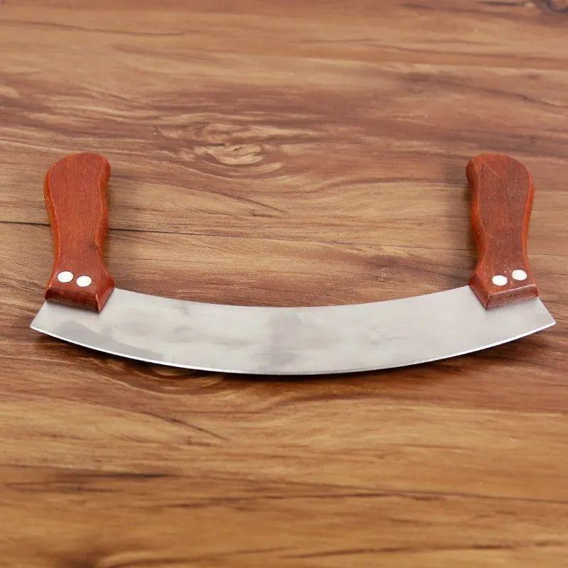 Northio Coupe-pizza à double poignée  