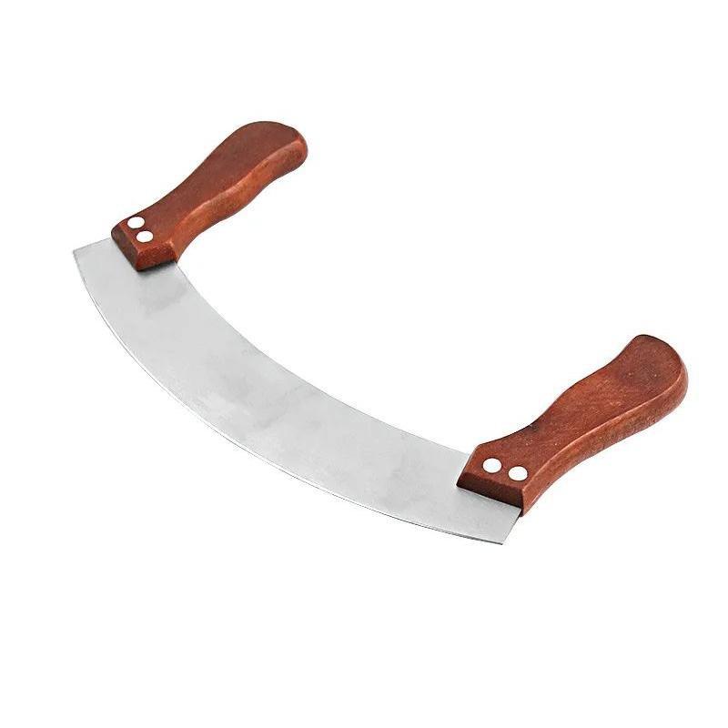 Northio Coupe-pizza à double poignée  