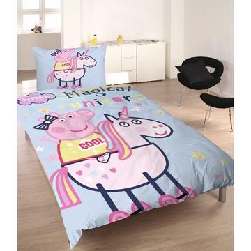 Peppa Pig Magical Unicorn Bettwäsche Set