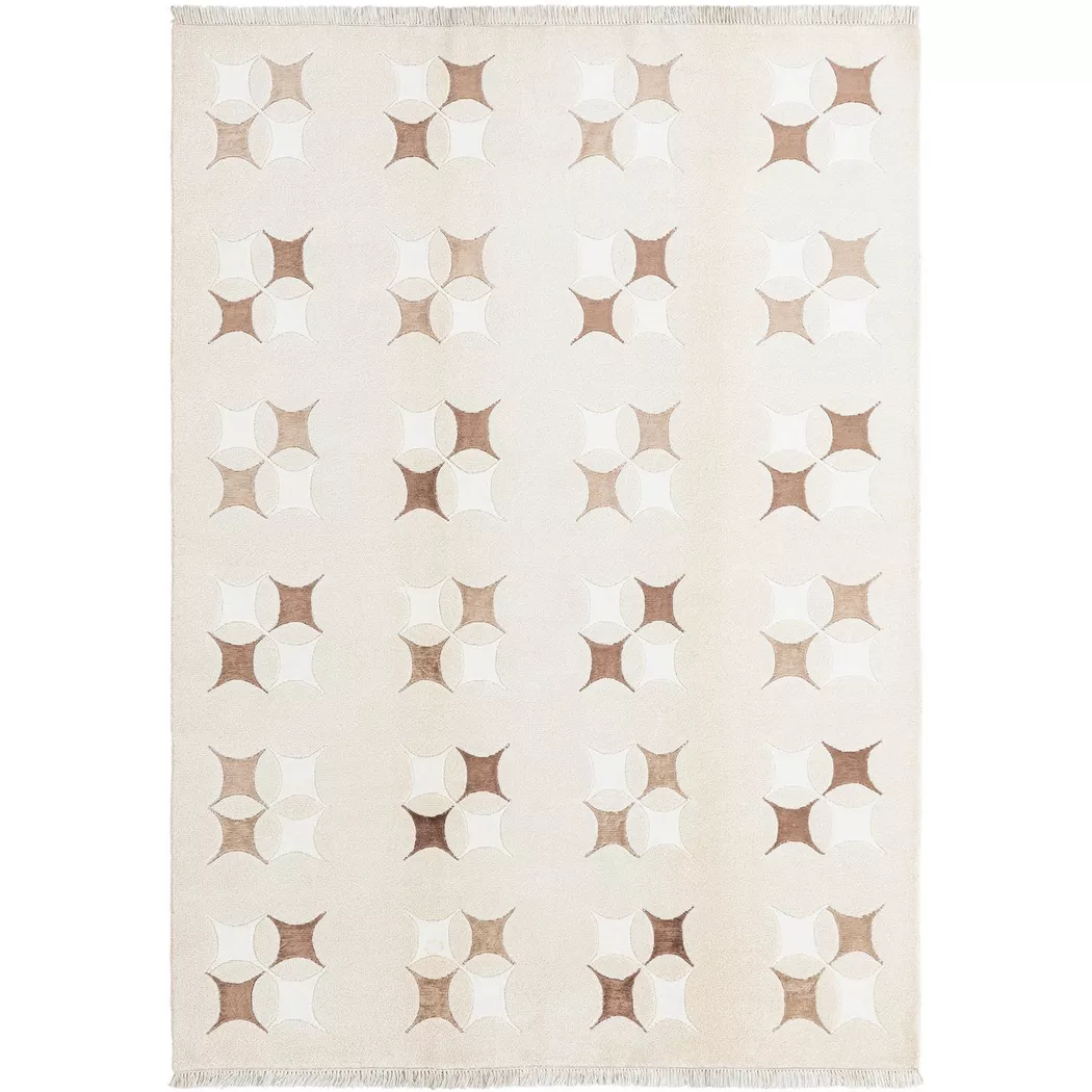 VIDAL - Handgemachter Teppich Darya-Indian, 170X230CM, Beige