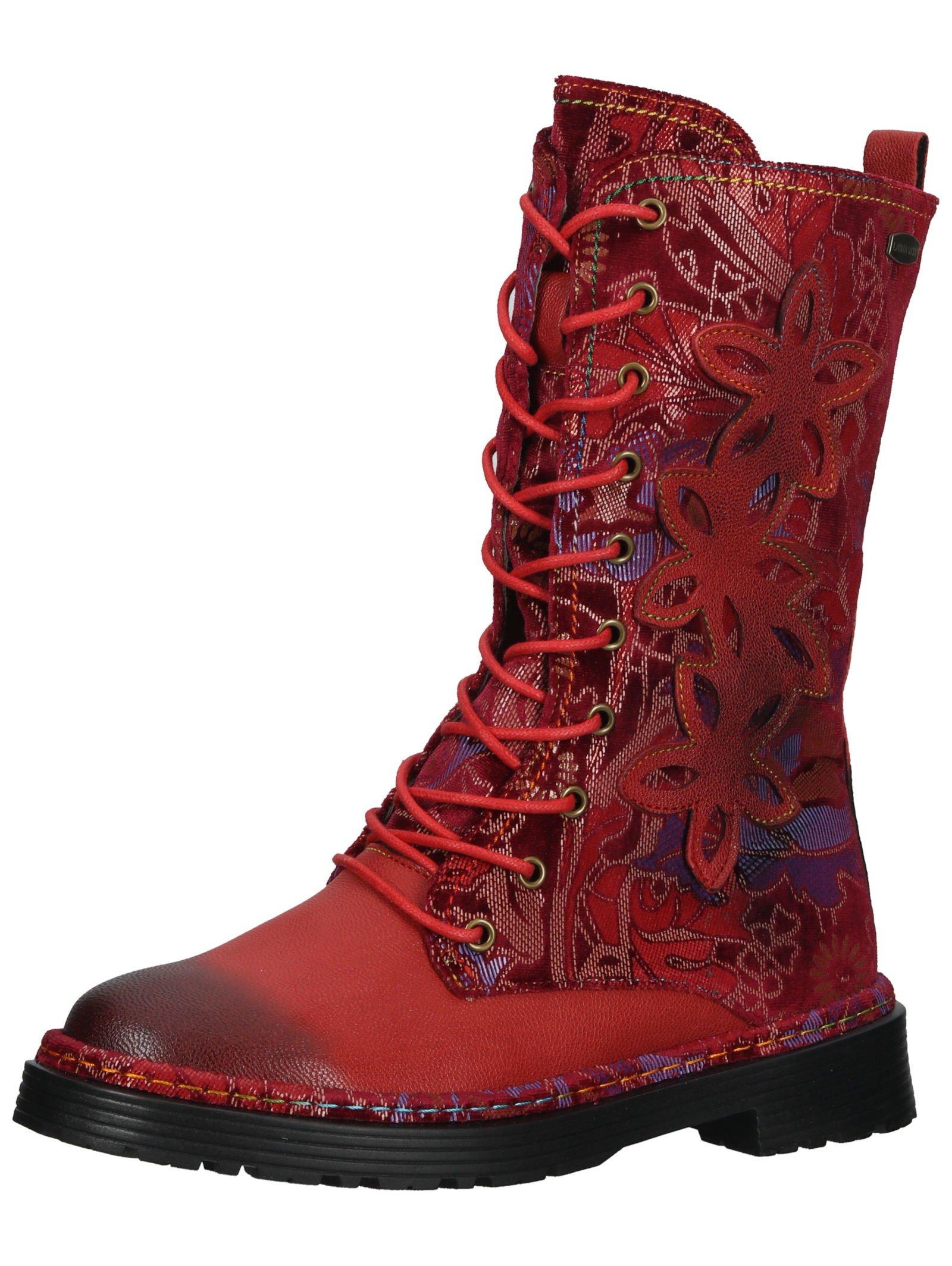 Image of Stiefelette Incaso 18a Damen Rot Bunt 36