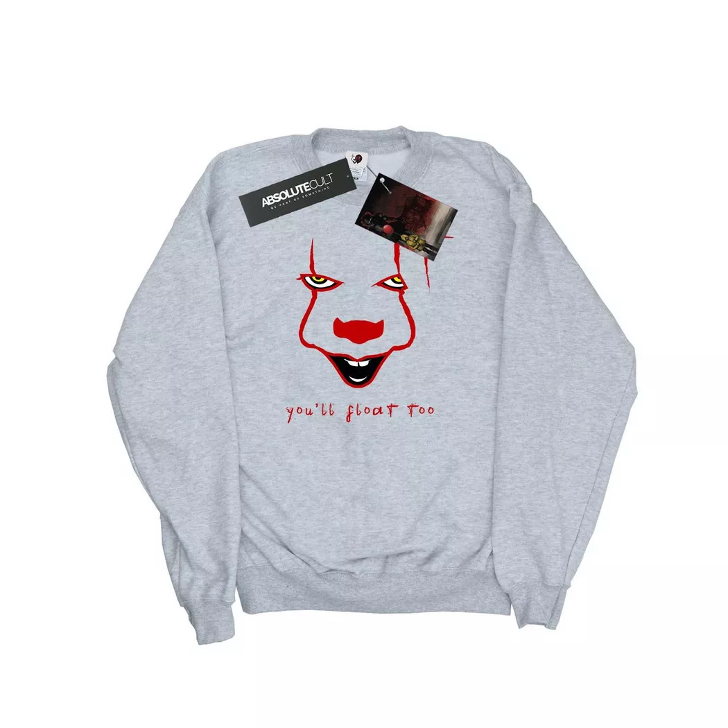 It - Float Sweatshirt, für Herren, Grau, Größe XL