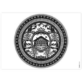 trendform Papiertischset SWISS TRADITION 2 4 Sujets à 12 Blatt  