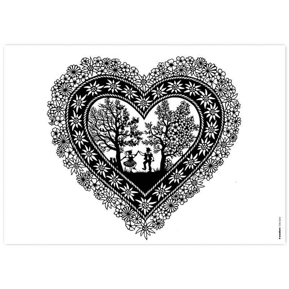 trendform Sets de table en papier SWISS TRADITION 2 4 x 12 feuilles  