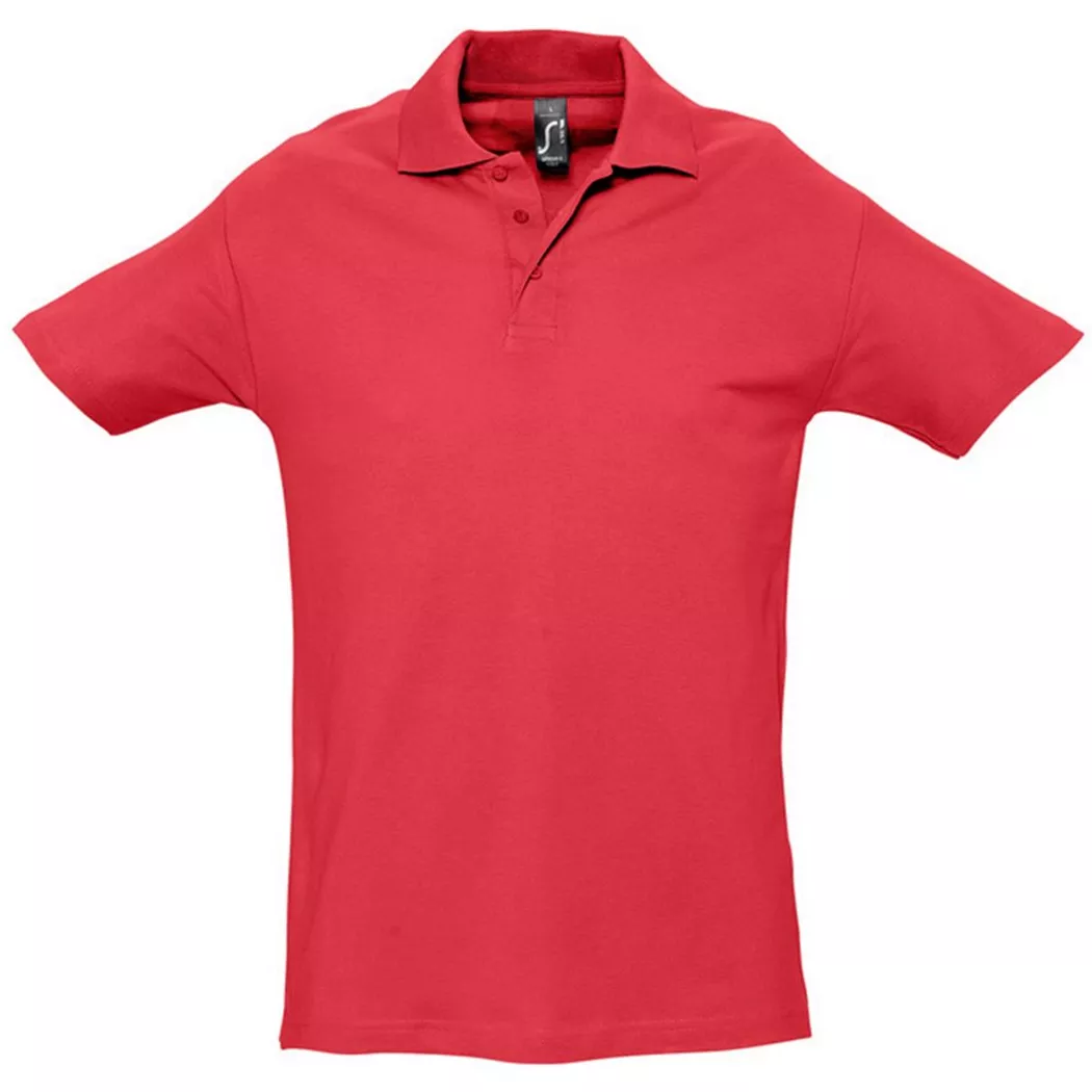 SOLS - Spring II PoloShirt, Kurzarm, für Herren, Rot Bunt, Größe XL