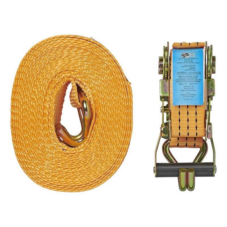Pricenet  Spanngurt mit Ratsche + 2 Haken 8 Meter 3000 kg 