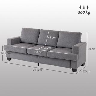 HOMCOM 3-Sitzer-Sofa  