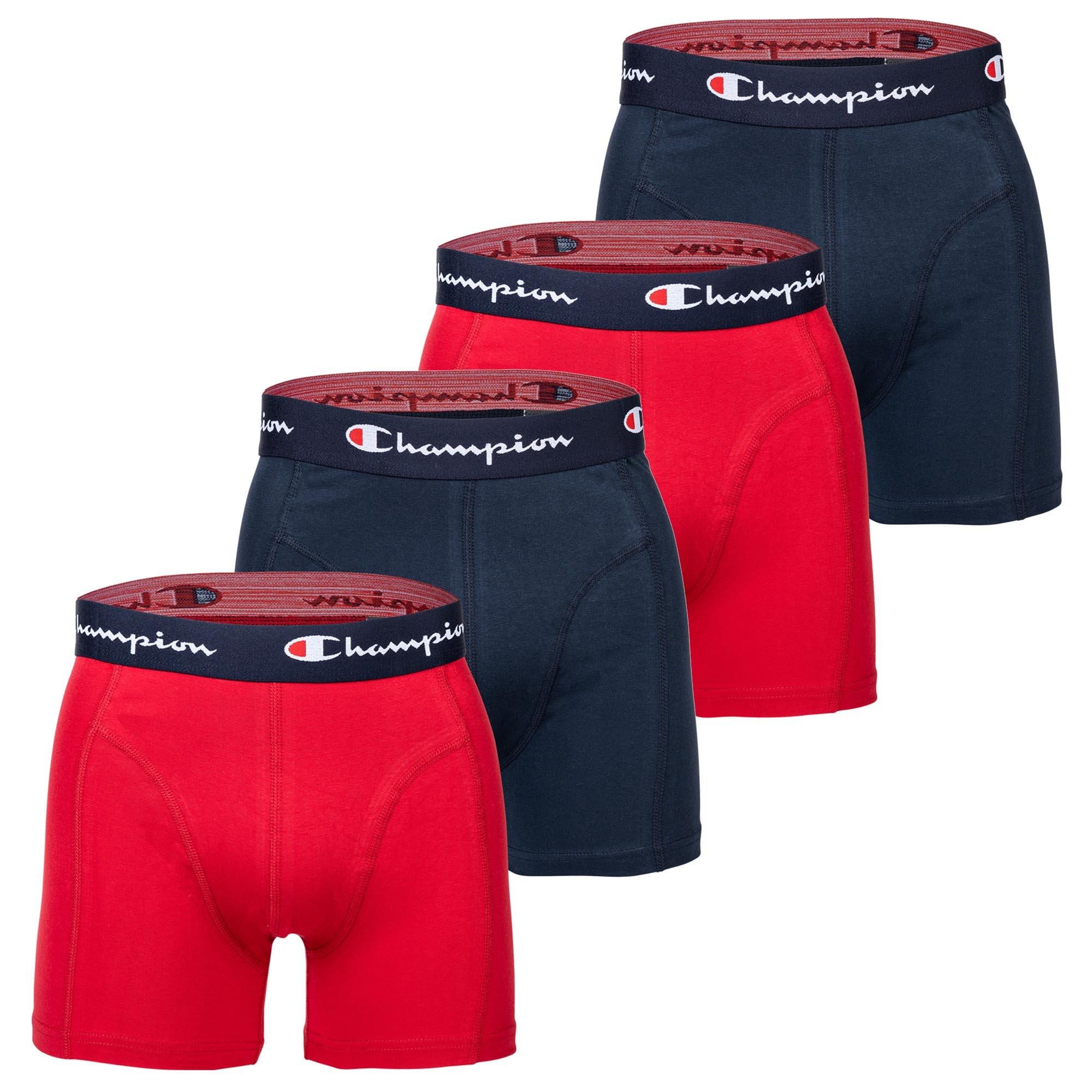 Image of Boxershort 4er Pack Stretch Herren Rot M