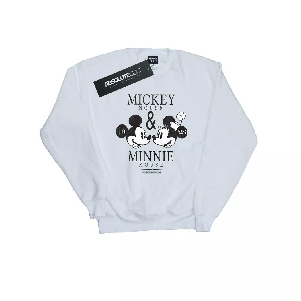 Disney - Mouse Mousecrush Mondays Sweatshirt, für Herren, Weiss, Größe XXL