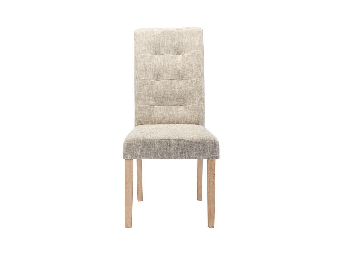 Vente-unique Stuhl 2erSet VILLOSA Stoff Holz  