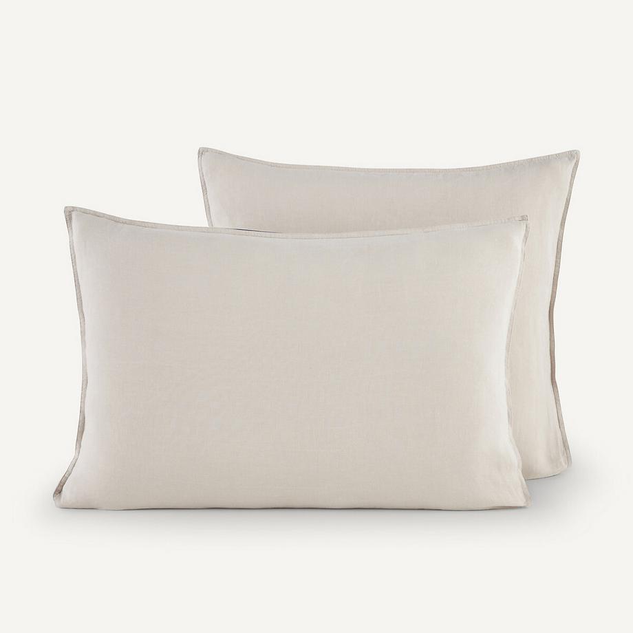 Taie d'oreiller enfant lin lavé