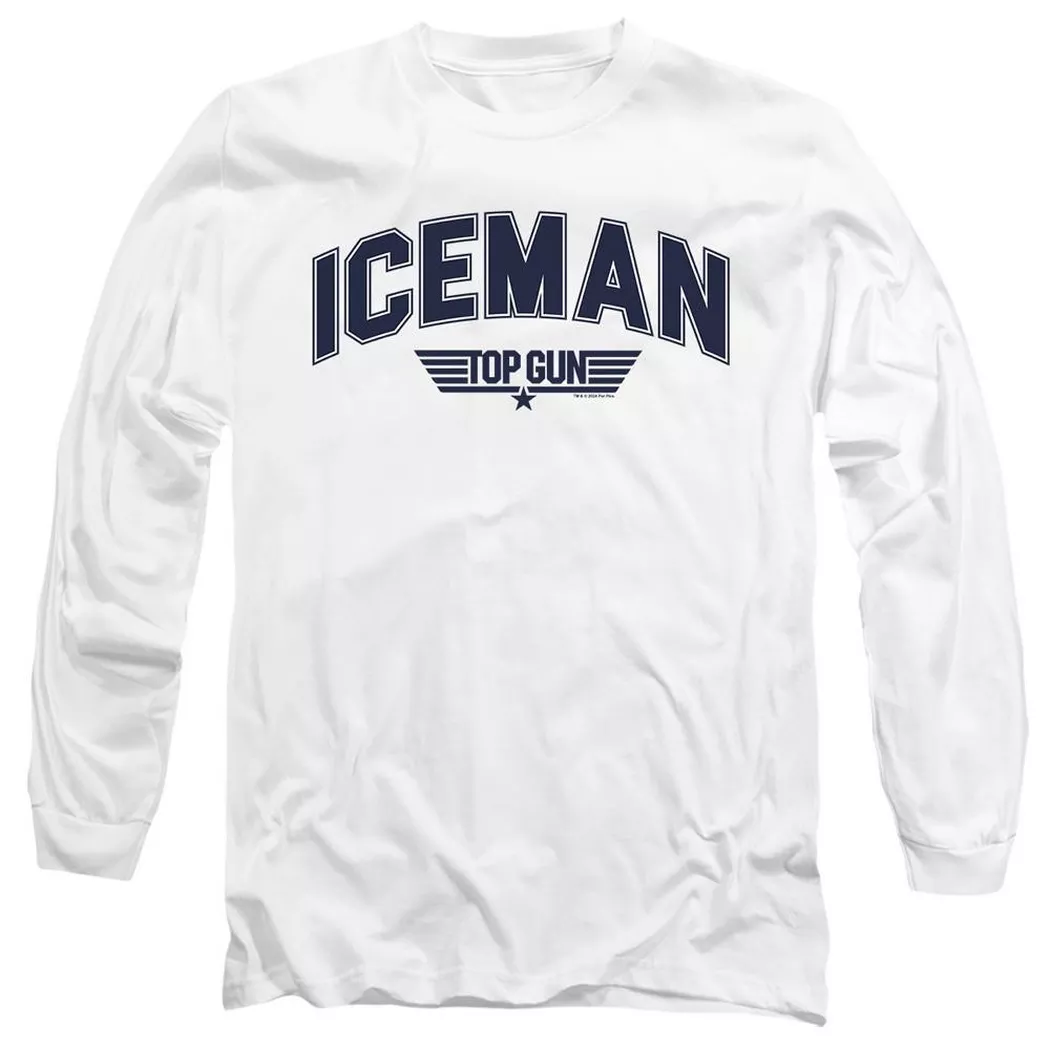 Top Gun - Iceman TShirt, für Damen, Weiss, Größe S