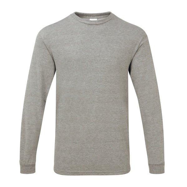Image of Tshirt Hammer, Schwere Qualität, Langärmlig Herren Taubengrau 4XL