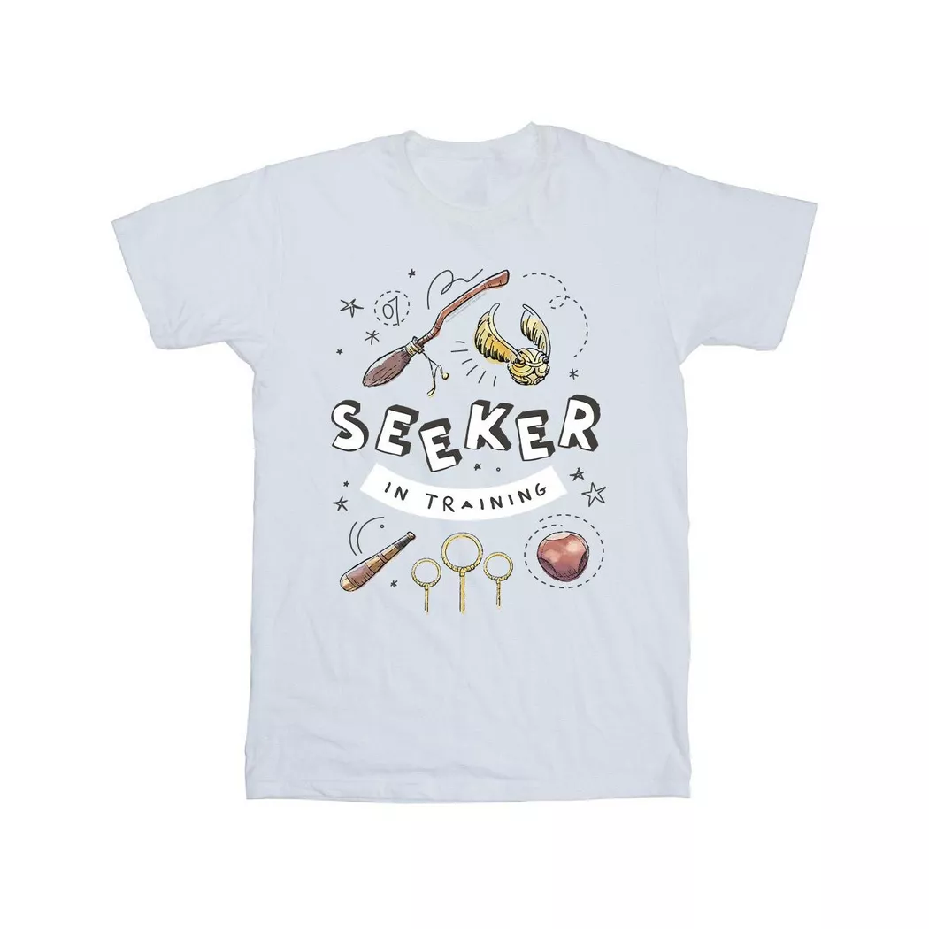 HARRY-POTTER - Seeker In Training TShirt, 152-158, Weiss