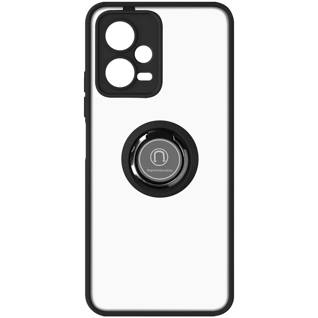 Avizar - Ring-Hülle Xiaomi Redmi Note 12 5G, Schwarz