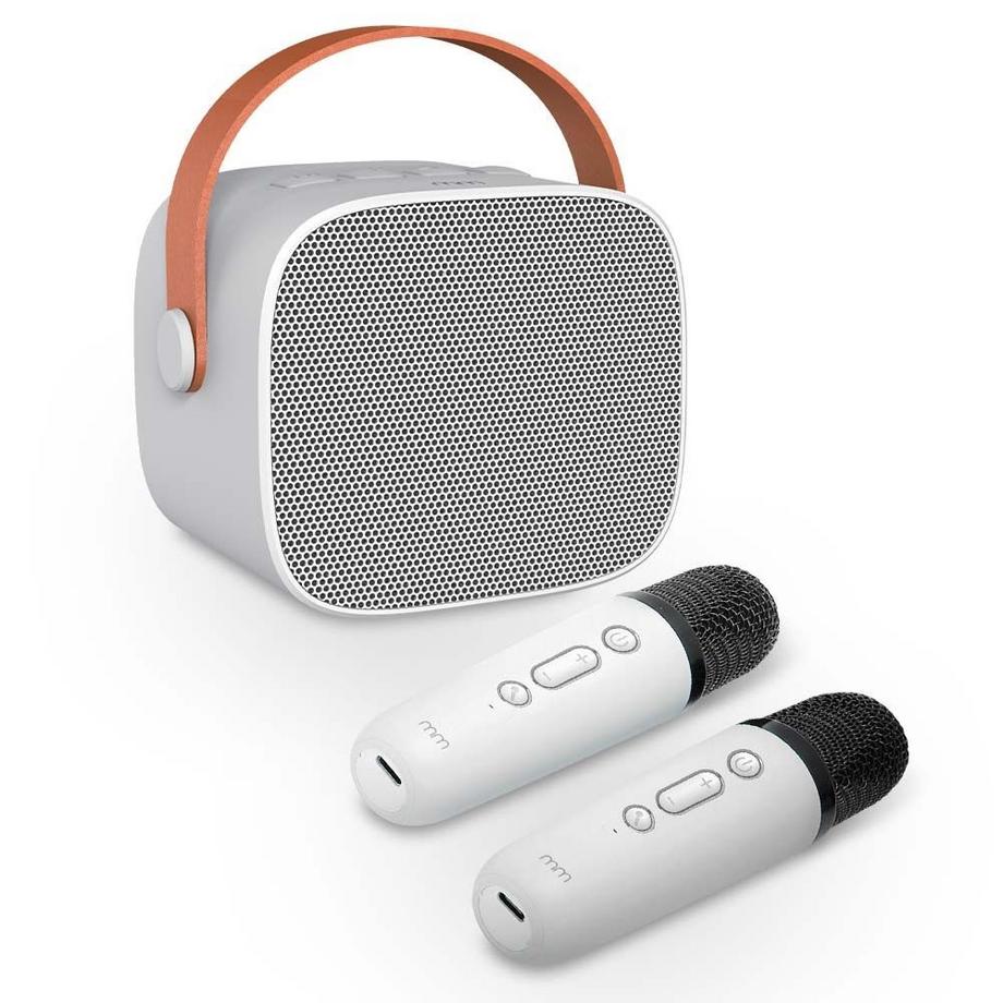 Tragbares Karaoke-Set mit drahtlosen Mikrofonen