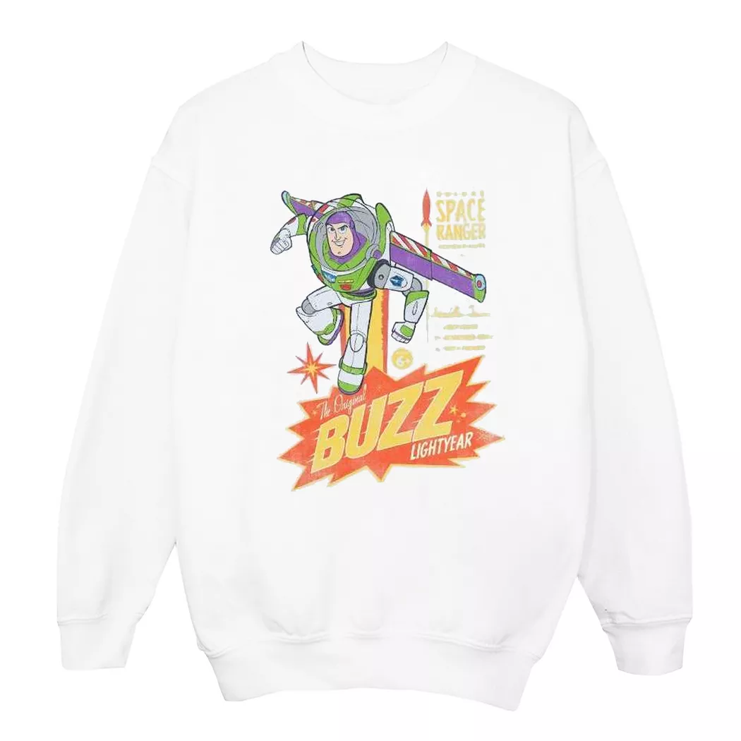 Disney - Toy Story 4 The Original Lightyear Sweatshirt, für Damen, Weiss, Größe XXL