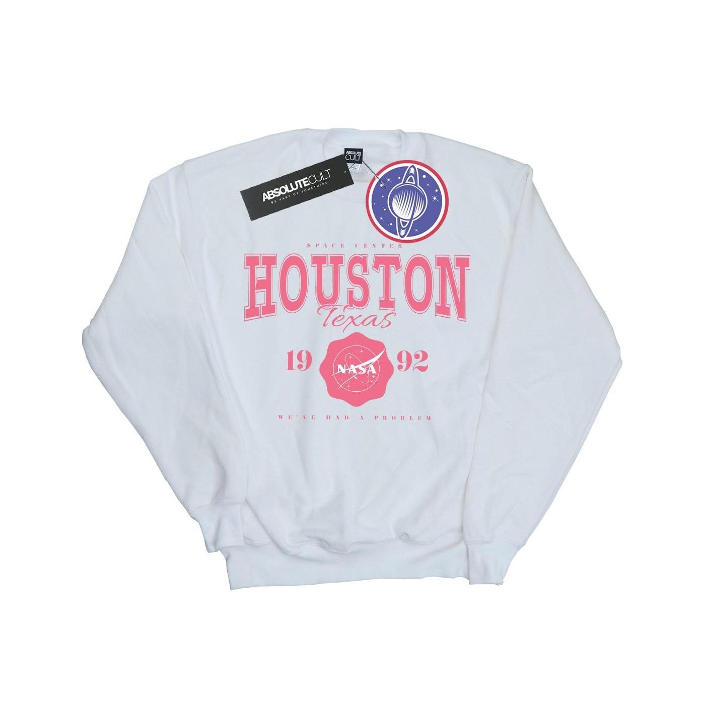 Image of Houston We've Had A Problem Sweatshirt Damen Weiss XL