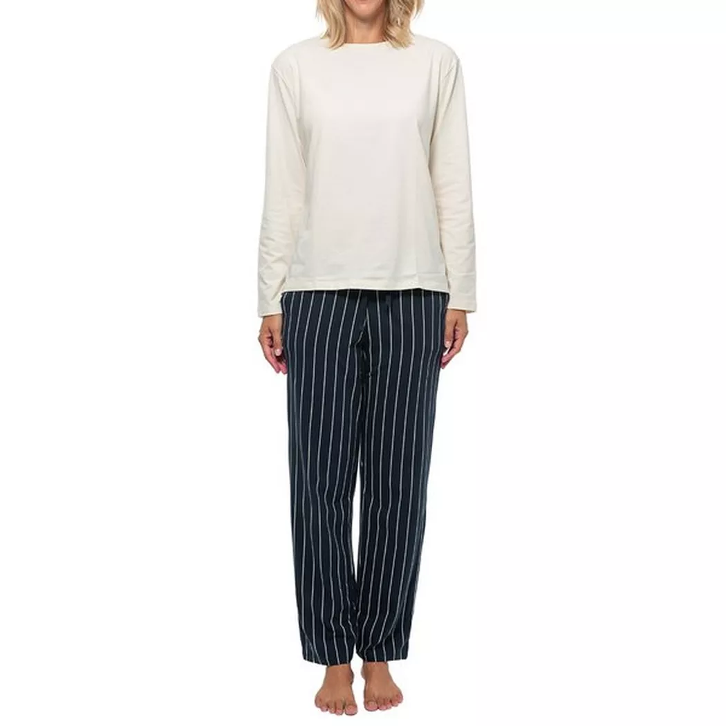 Schiesser - Organic Cotton - Schlafanzug, für Damen, Multicolor, Größe XL