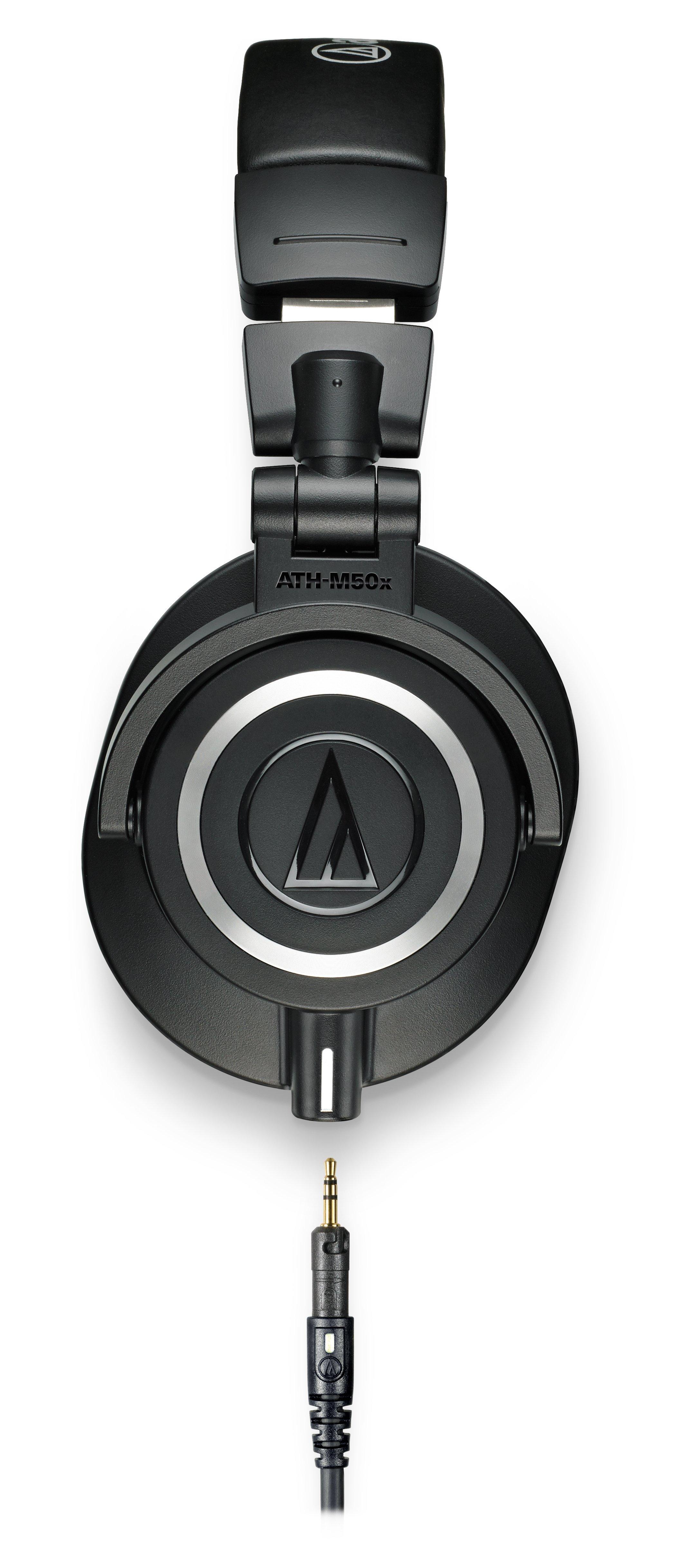 Audio Technica  Audio-Technica ATH-M50X Kopfhörer & Headset Kabelgebunden Kopfband Musik Schwarz 