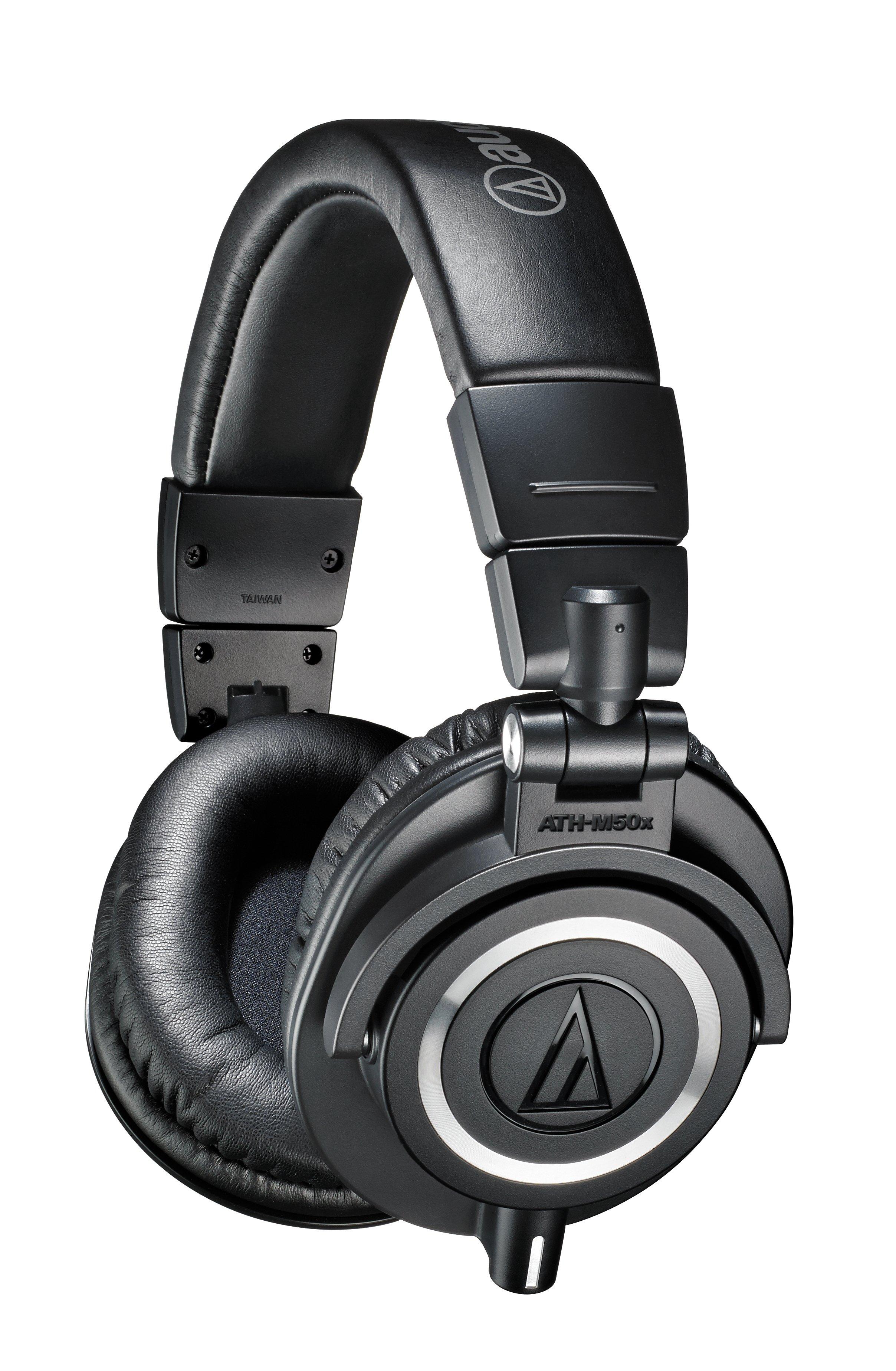 Audio Technica  Audio-Technica ATH-M50X Kopfhörer & Headset Kabelgebunden Kopfband Musik Schwarz 