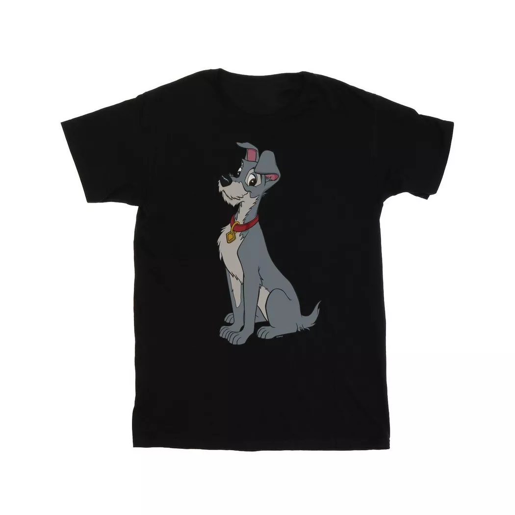 Disney - Lady And The Tramp TShirt, für Damen, Schwarz, Größe 5XL