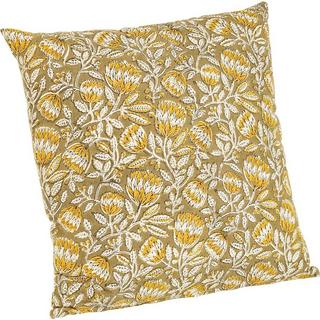 mutoni Coussin Reims fleur vert 45x45  